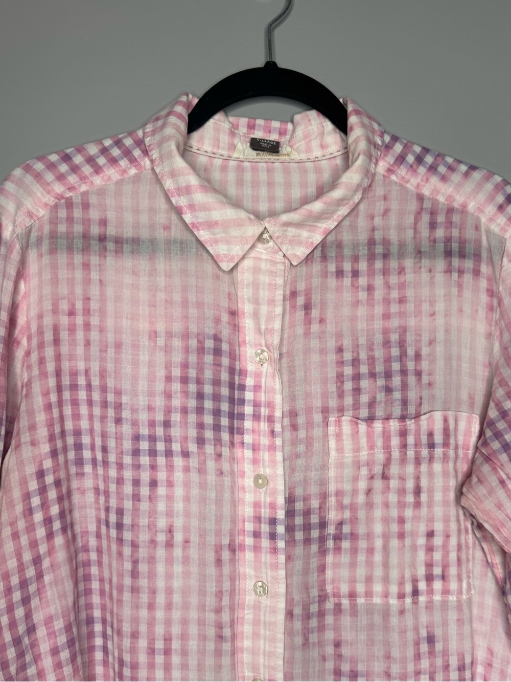 Anthropologie The Cate Classic Tie-Dye Button-down top boho western coquette - Picture 2 of 6